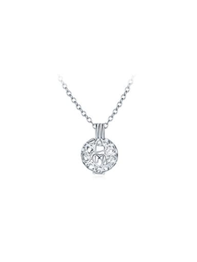 Exquisite Platinum Plated Ball Shaped Pendant