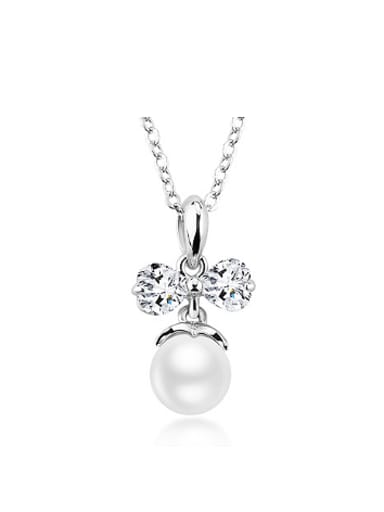 Fashion Bowknot Artificial Pearls Necklace