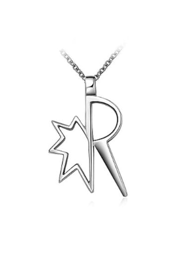 Trendy Geometric Shaped Stainless Steel Necklace