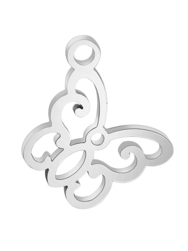 Stainless Steel With Classic Butterfly Charms