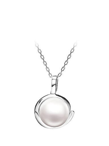 Simple Freshwater Pearl Round Necklace