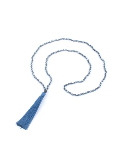 Handmade Tassel Pendant Western Style Necklace