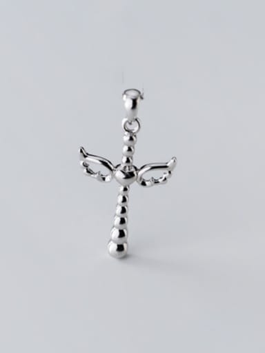 925 Sterling Silver With Platinum Plated Personality Cross Pendants