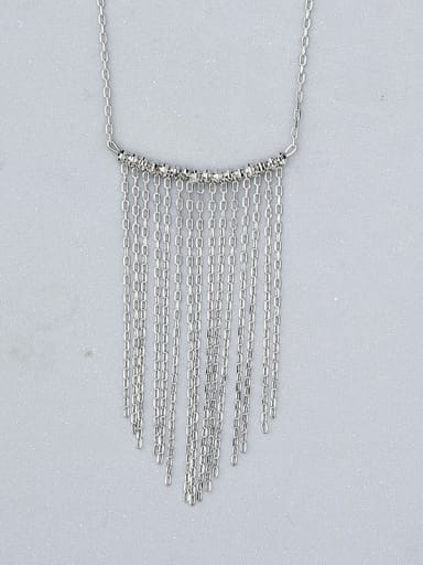 925 Silver Tassel Necklace