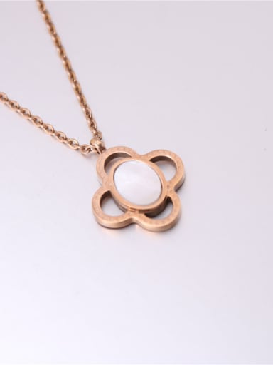 Flower Shell Temperament Clavicle Necklace
