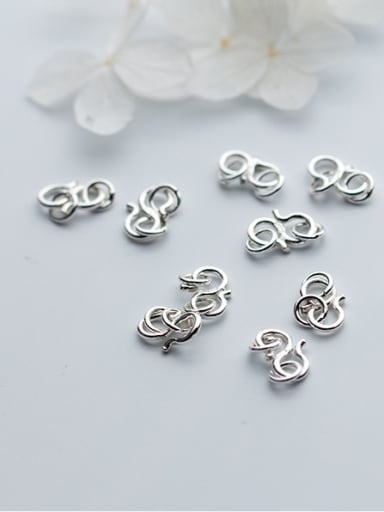 custom 925 Sterling Silver With Silver Plated Fashion Connectors