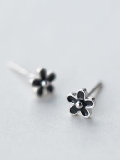 S925 silver mini fashion flower stud Earring
