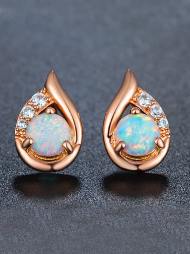 Rose Gold Plated stud Earring