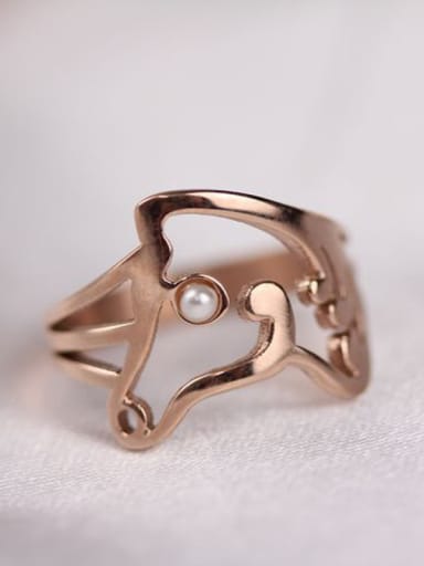 Exaggerated Creative Titanium Steel Ring