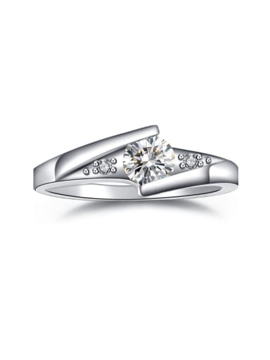 AAA Zircon Simple Fashion Wedding Ring