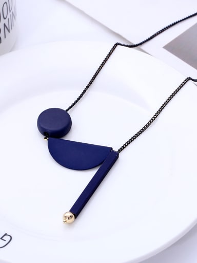 Fashion pearl pendant necklace high-quality rubber hypoallergenic long collar lady all-match