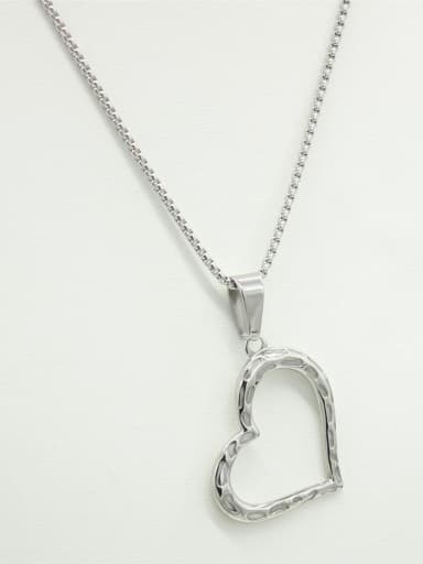 Love Heart-shape Stainless Steel Necklace