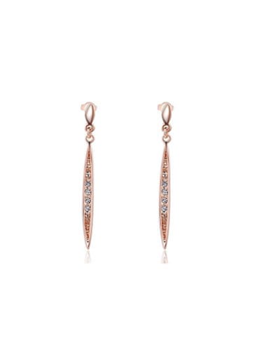Exquisite Geometric Shaped Austria Crystal Drop Earrings