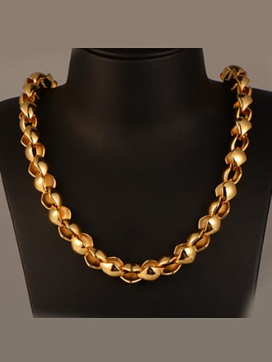 18K Fashion Thick Chain Necklace