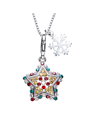 Star Shaped Multi-color Necklace