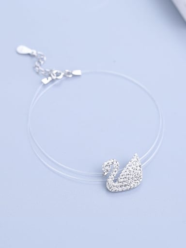 925 Silver Swan Collar