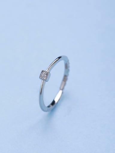 Women Square Shaped Zircon Ring