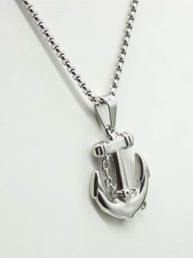 custom Anchor Stainless Steel Pendant Clavicle Necklace