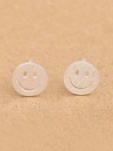 2018 Tiny Smiling Face stud Earring