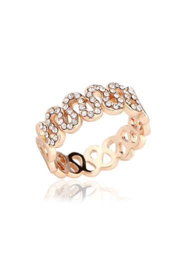 Simple Cubic Crystals Alloy Ring