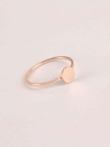 Rose Gold Plated Simple Ring