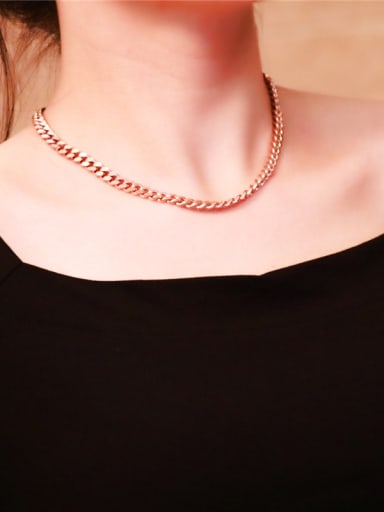 Western Style Fashion Titanium Clavicle Necklace