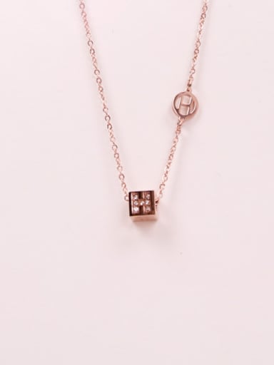 Small Geometric Women Clavicle Necklace
