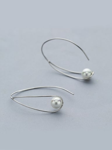 Fresh Shell Pearl Drop Earrings