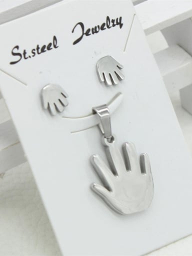 Fashion Palm Fingers Stainless Steel Set