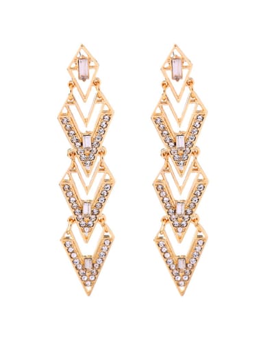 Personality Geometric Shaped Exaggerate Drop Earrings