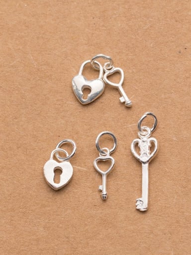 925 Sterling Silver With Silver Plated Classic Locket Charms