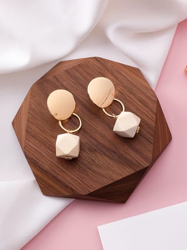 Alloy With 18k Gold Plated Trendy Geometric Earrings