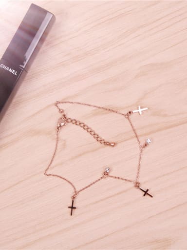 Creative Gift Cross Accessories Anklet