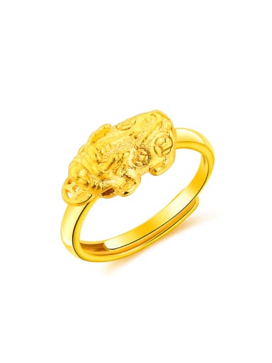 24K Gold Plated Personalized Opening Ring