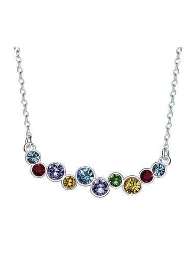 Colorful Searovski Crystals Necklace