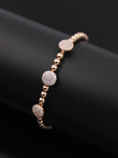 Small Round Zircon Bracelet