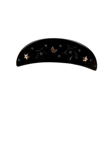Alloy With Cellulose Acetate  Fashion Moon Barrettes & Clips