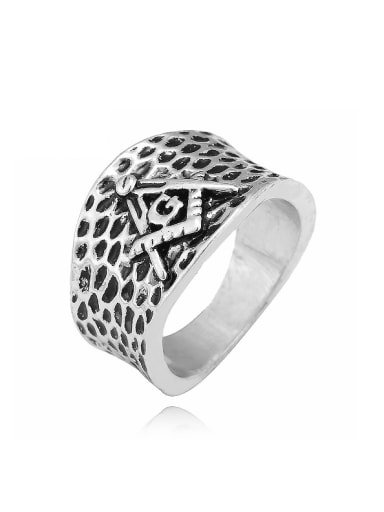 Punk style Antique Silver Plated Alloy Ring