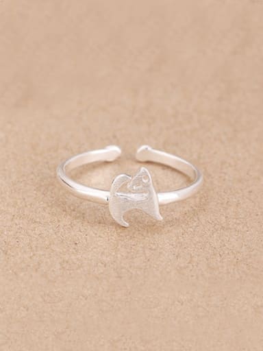 Simple Little Puppy Opening Midi Ring