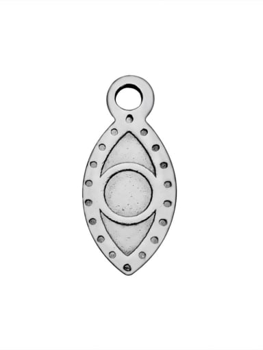 Stainless Steel With Classic Evil Eye Charms