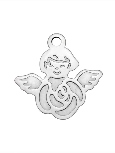 Stainless Steel With Cute Angel Charms