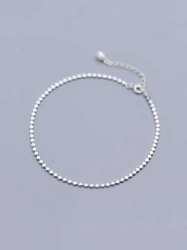 925 Sterling Silver With Silver Plated Fashion Geometric Bracelets
