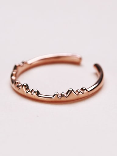 Rose Gold Plated Geometric Ring
