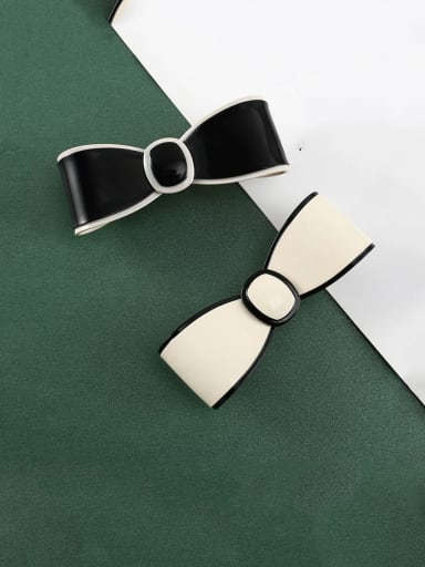 Alloy With Cellulose Acetate  Fashion Bowknot Barrettes & Clips