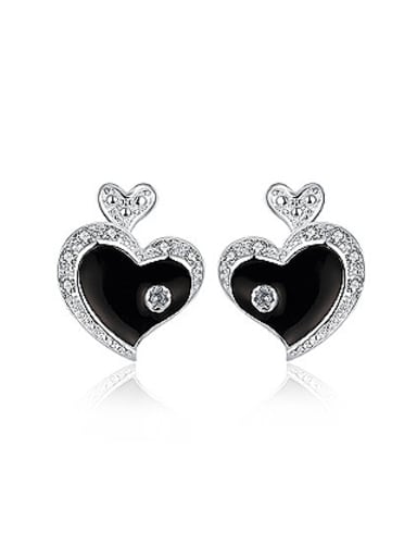 Fashion Heart shaped Stud Earrings