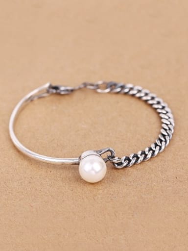 Personalized Retro Freshwater Pearl Bracelet
