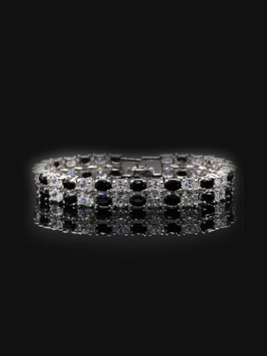 Wedding Accessories Zircons Double Layer Bracelet