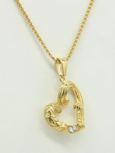 Hollow Heart-shaped Women Necklace