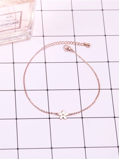 Flower Accessories Simple Style Women Anklet