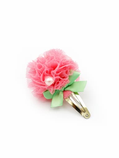 Yarn Flower Hair clip